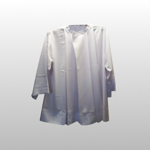 KOMŻA KAPŁ. ZAPINANA Z ZAKŁADKAMI BIAŁA 176