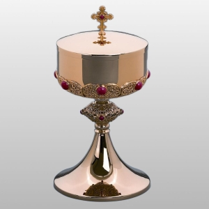 PUSZKA Z KAMIENIAMI h - 29 cm, Ø czaszy 14 cm, (288)