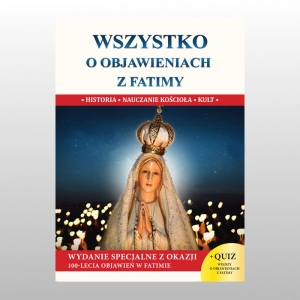 WSZYSTKO O OBJAWIENIACH Z FATIMY format A4 twarda oprawa