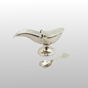 ŁÓDKA, WYS. 7CM, SZER. 13CM, NIKIEL