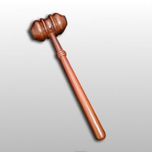 MŁOTEK DREWNIANY DO GONGU - CIEMNY