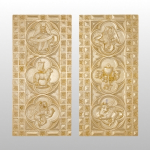 TABERNAKULUM GOTYCKIE 60 X X55 CM ZŁOTO