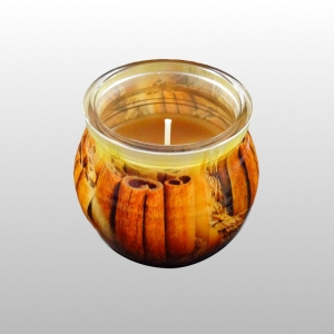 ŚWIECA MIRAL POWLEKANA - CINNAMON