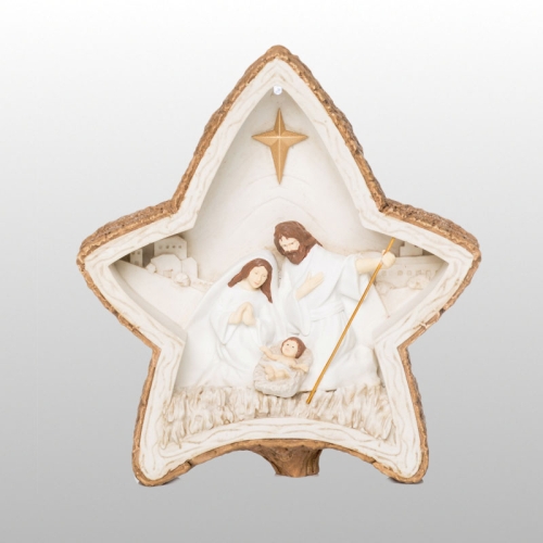 Święta Rodzina - gwiazda - świecąca - wys.17/szer.16cm