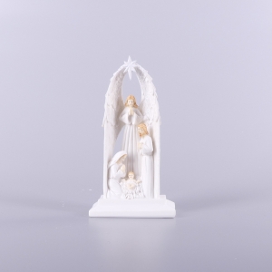 Święta Rodzina ANIOŁ - świecąca - wys. 15,5cm / 8cm