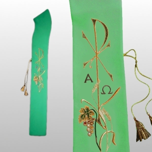 STUŁA DO KONCELEBRY PAX ZIELONA (32652/3)