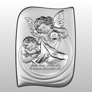 OBRAZEK ANIOŁ Z LATARENKĄ MODLITWA 13,5x18