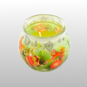 ŚWIECA MIRAL POWLEKANA - CHRISTMAS DECORATIONS