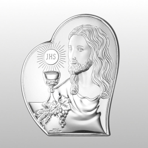 OBRAZEK KOMUNIA JEZUS SERCE 12x14,5