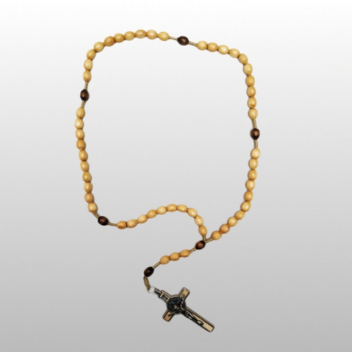 RÓŻANIEC DREW.Z KRZYŻEM BENEDYKTA -JASNY