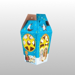 LAMPION PAPIEROWY DO ZŁOŻENIA