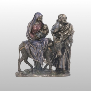 FIGURA RODZINA ŚWIĘTA ZMIERZAJĄCA DO EGIPTU 25x21