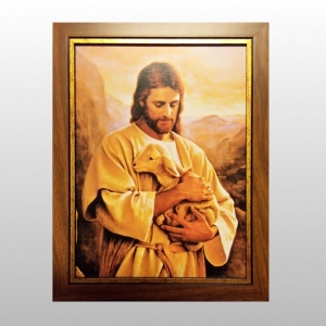 OBRAZ 30/40 - LIMIT - RAMKA BRĄZ GŁADKA + DODATKOWA LISTWA ZŁ.