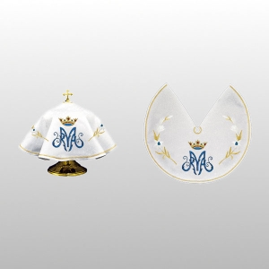 WELON NA PUSZKĘ BIAŁY MARYJNY ( 45cm WYS.-Z WYCIĘCIEM) (35914)