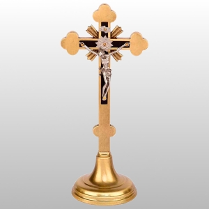 KRZYŻ TRADYCYJNY STARE ZŁOTO 20,5CM