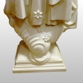 FIGURA MATKA BOŻA FATIMSKA BIAŁA/ECRU 105 cm 1038/R