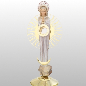 MONSTRANCJA WYS.80CM - MARYJA DREWNIANA