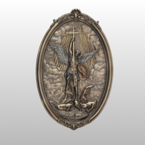 OBRAZ ŚW. MICHAŁ ARCHANIOŁ 24,5x16CM