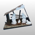 SZOPKA Z DESEK SM 1 BIAŁA