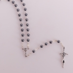 RÓŻANIEC KOMUNIJNY KULKA ŁĄCZNIK KIELICH - HEMATYT