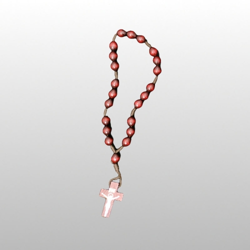 RÓŻANIEC 7x3.DR.SZNUREK -WIŚNIOWY (MARGARETKA)