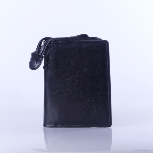 ETUI SKAJ MAŁE CZARNE Z FOSKĄ