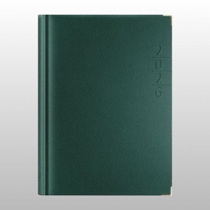 TERMINARZ A5 LUX ZŁOCONY - ZIELONY