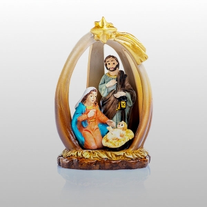 FIGURKA ŚW. RODZINA Z GWIAZDĄ 7CM