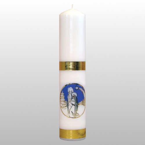 ŚWIECA OŁTARZOWA BIAŁA B3 SZOPKA