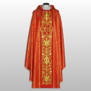 ORNAT HAFTOWANY ROZETA CZERWONY "ANIOŁY" (42882)