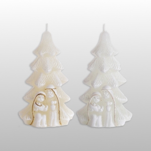 ŚWIECA HOLY CHRISTMAS TREE CHOINKA 80x150