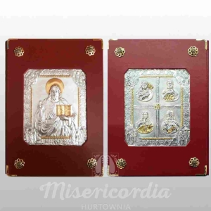 ETUI NA EWANGELIARZ - CHRYSTUS PANTOKRATOR + 4 EWANGELISTÓW (4509)