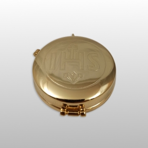 CYBORIUM Z IHS ZŁOCONE 5,5 CM.