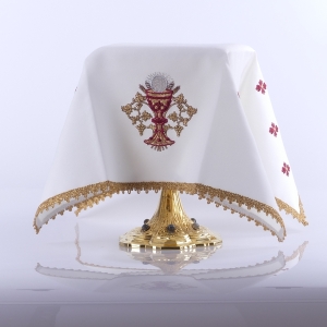 WELON NA KIELICH 50x50 "HAFT KIELICH" ECRU