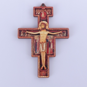 KRZYŻ FRANCISZKAŃSKI SKLEJKA 14CM