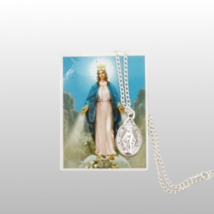 MEDALIK Z ŁAŃCUSZKIEM.