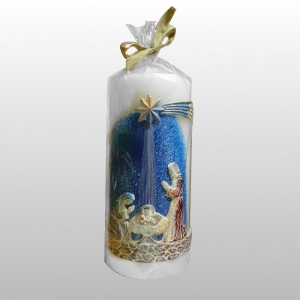 ŚWIECA SZOPKA SŁUPEK 80x180 .