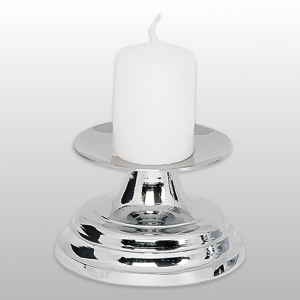 ŚWIECZNIK OŁTARZOWY CHROM 6CM