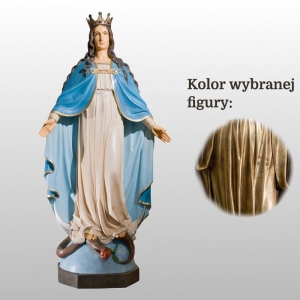 MATKA BOŻA NIEPOKALANA (Z KORONĄ) 125CM WŁOSKIE ZŁOTO (405)
