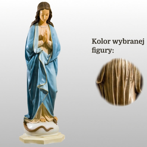 MATKA BOŻA NIEPOKALANA 110CM WŁOSKIE ZŁOTO (407)