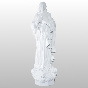 MATKA BOŻA Z ANIOŁKAMI 130CM BIAŁY (430)