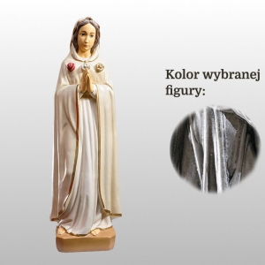 MATKA BOŻA RÓŻA DUCHOWNA 50CM SREBRNY (465)