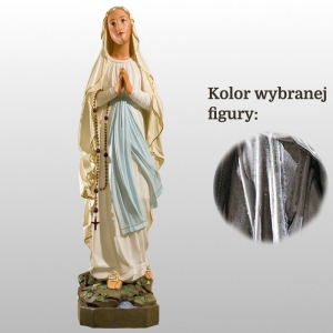 MATKA BOŻA LOURDES 130CM SREBRNY (501)