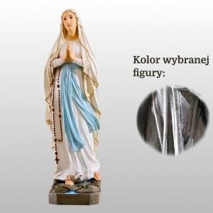 MATKA BOŻA LOURDES 100CM SREBRNY (502)