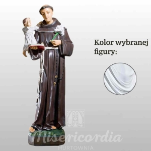 ŚW. ANTONI Z PADWY 120CM BIAŁY (700)