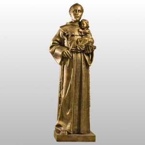 ŚW. ANTONI Z PADWY 105CM WŁOSKIE ZŁOTO (702)