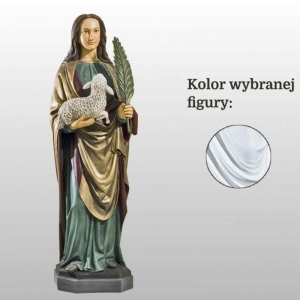 ŚW. AGNIESZKA 110CM BIAŁY (820)