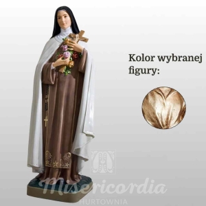 ŚW. TERESA OD DZIECIĄTKA JEZUS 150CM WŁOSKIE ZŁOTO (850)