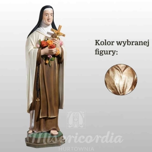 ŚW. TERESA OD DZIECIĄTKA JEZUS 102CM WŁOSKIE ZŁOTO (851)