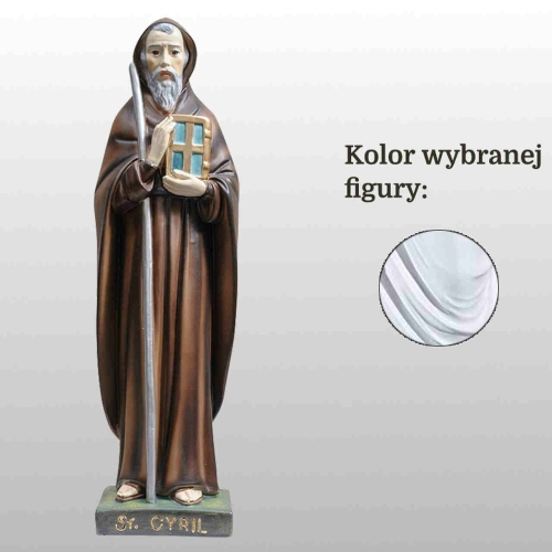 ŚW. CYRYL 30CM BIAŁY (856)
